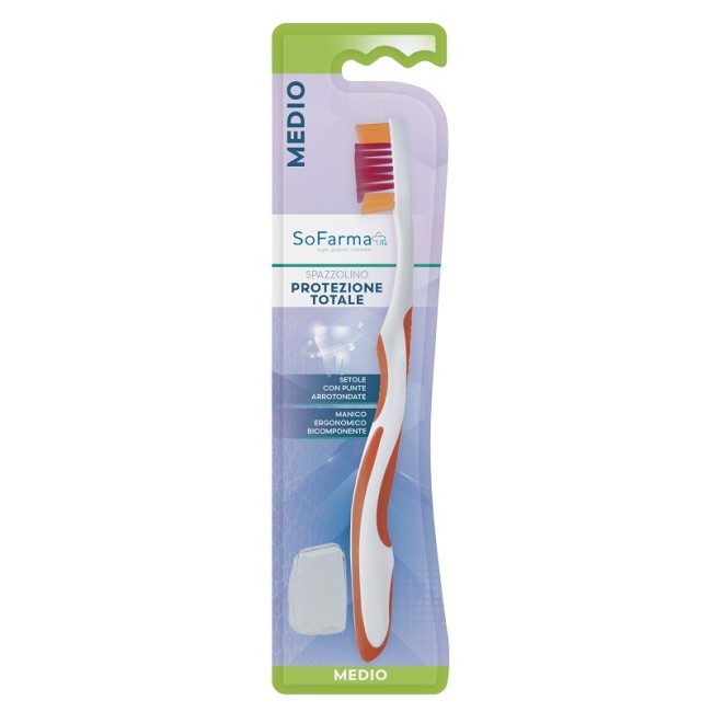 Spazzolino Total Protection Setole Medie Sofarmapiu' Spazzolino Total Protection Setole Medie Sofarmapiu'