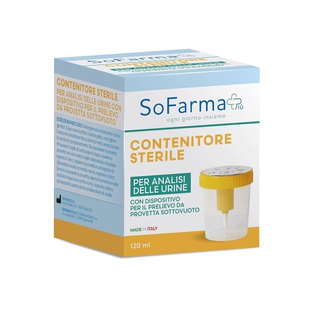 Contenitore Urina Sottovuoto Da 120 Ml Sofarmapiu\'
