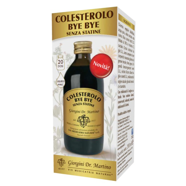 COLESTEROLO BYE BYE SENZA STATINE 200 ML COLESTEROLO BYE BYE SENZA STATINE 200 ML