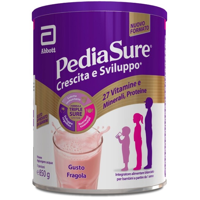 PEDIASURE CRESCITA&SVILUPPO FRAGOLA 850 G PEDIASURE CRESCITA&SVILUPPO FRAGOLA 850 G