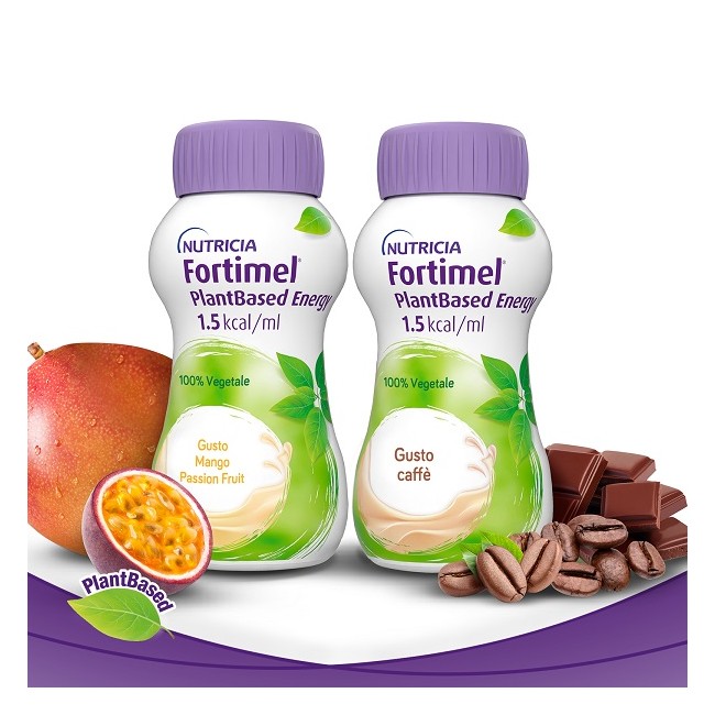 Fortimel Plant Based Mango Passion Fruit 4 Bottiglie Da 200 Ml