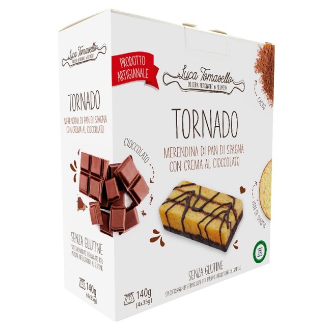 TORNADO MERENDINA AL CIOCCOLATO 140 G TORNADO MERENDINA AL CIOCCOLATO 140 G