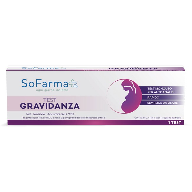 Test Autodiagnostico Gravidanza Sofarmapiu' Test Autodiagnostico Gravidanza Sofarmapiu'