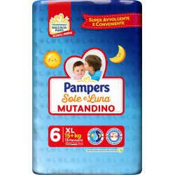 Pampers Sole Luna Mutandina Xl 13 Pezzi