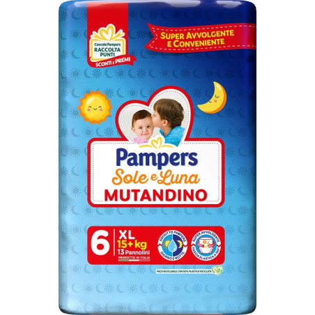 Pampers Sole Luna Mutandina Xl 13 Pezzi Pampers Sole Luna Mutandina Xl 13 Pezzi