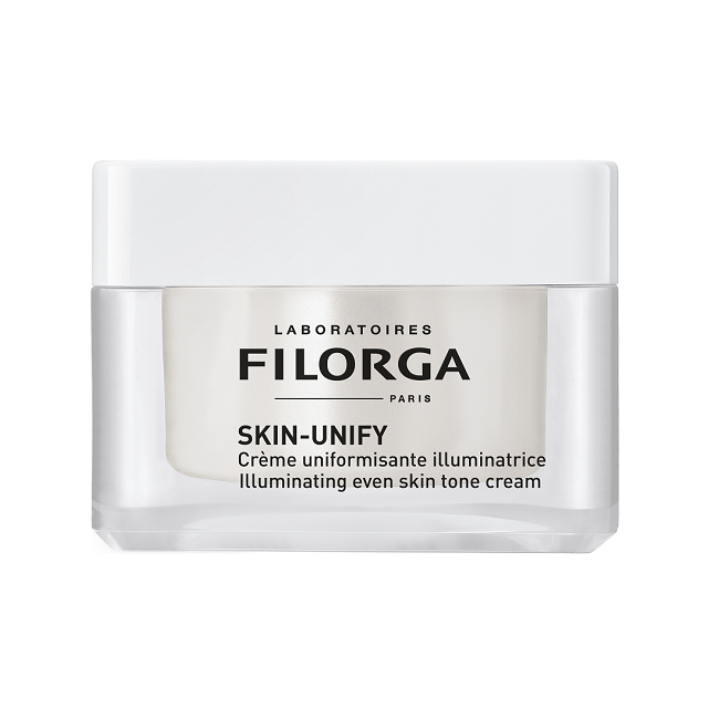 Vasetto da 50 ml di Filorga Skin Unify Crema Antirughe Uniformante Illuminante. Vasetto da 50 ml di Filorga Skin Unify Crema Antirughe Uniformante Illuminante.