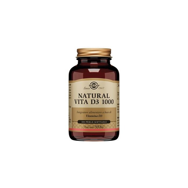 Confezione da 100 perle di Solgar Natural Vita D3 1000 Integratore Di Vitamina D Per Sistema Immunitario Denti Ed Ossa. Confezione da 100 perle di Solgar Natural Vita D3 1000 Integratore Di Vitamina D Per Sistema Immunitario Denti Ed Ossa.