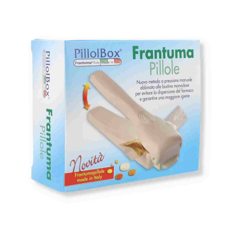 Frantuma Pillole Pillolbox Con 12 Bustine Monouso Frantuma Pillole Pillolbox Con 12 Bustine Monouso