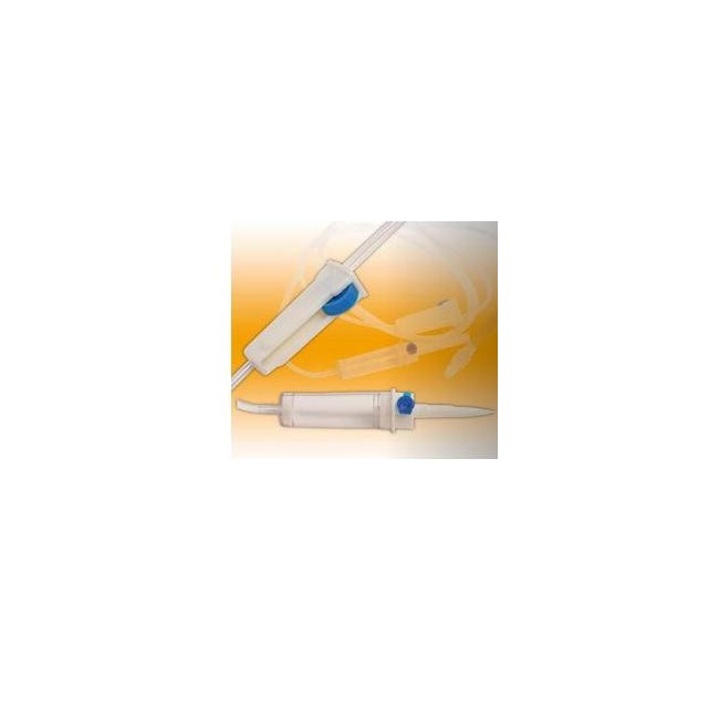 DEFLUSSORE PER INFUSIONE STERILE FLEBO SENZA AGO CON ROLLER CURA IN APIROGENO MONOUSO 1 PEZZO DEFLUSSORE PER INFUSIONE STERILE FLEBO SENZA AGO CON ROLLER CURA IN APIROGENO MONOUSO 1 PEZZO