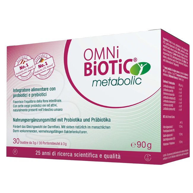 OMNI BIOTIC METABOLIC 30 BUSTINE DA 3 G OMNI BIOTIC METABOLIC 30 BUSTINE DA 3 G