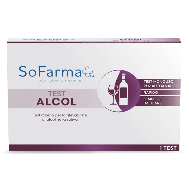 TEST AUTODIAGNOSTICO RAPIDO ALCOL SOFARMAPIU' TEST AUTODIAGNOSTICO RAPIDO ALCOL SOFARMAPIU'
