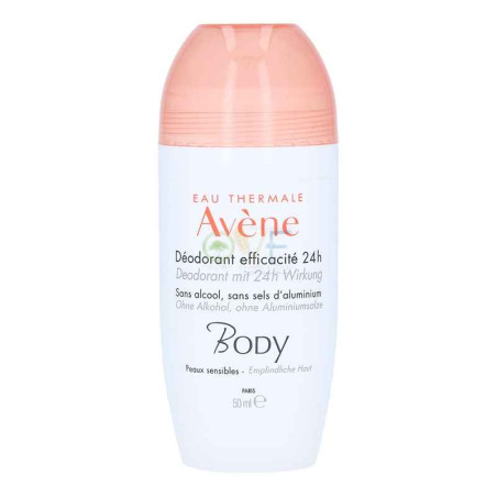 Confezione da 50 ml di Avene Deo Body Deodorante Roll On Delicato 24 h Confezione da 50 ml di Avene Deo Body Deodorante Roll On Delicato 24 h
