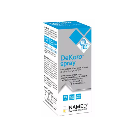 Flacone da 20 Ml di Named Dekoro Spray integratore di vitamina D.