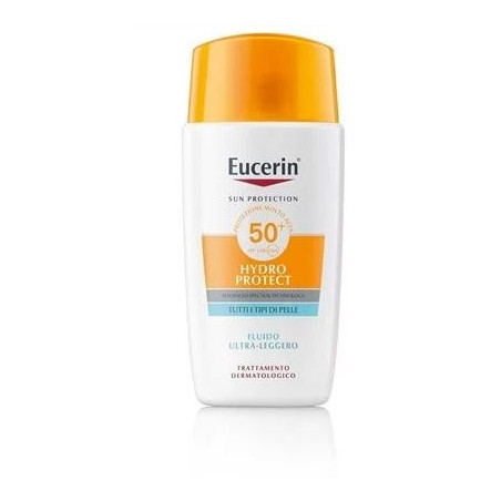 Eucerin Sun Face Hydro Protect Fluido Ultra Leggero Spf50+ 50 Ml Eucerin Sun Face Hydro Protect Fluido Ultra Leggero Spf50+ 50 Ml