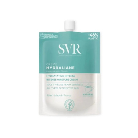 Confezione da 50 ml di Svr Hydraliane crema idratante viso per tutti i tipi di pelle.