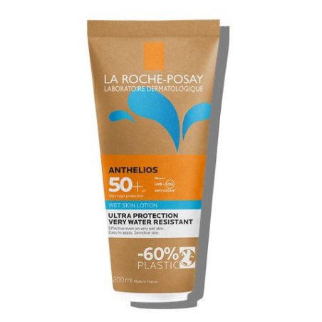 Anthelios Gel Solare Protettivo Leggero Pelle Bagnata Spf 50+ 200 ml
