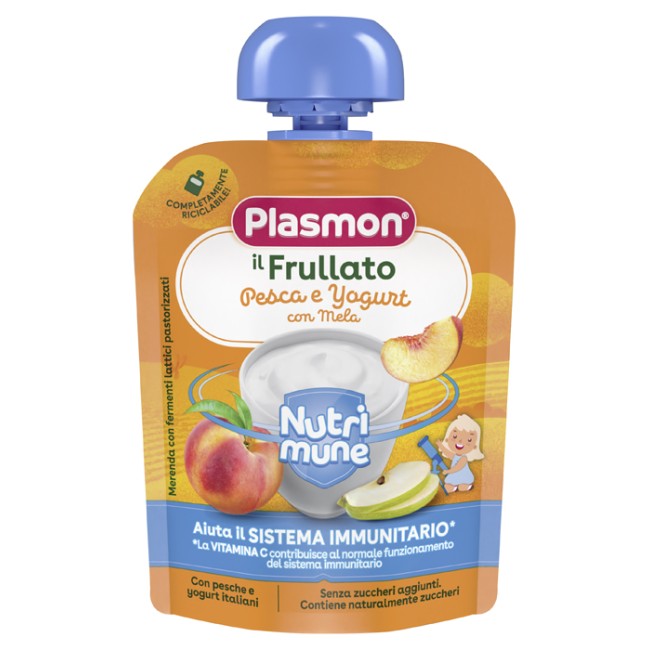 PLASMON NUTRI-MUNE PESCA/YOGURT CON MELA 85 G PLASMON NUTRI-MUNE PESCA/YOGURT CON MELA 85 G