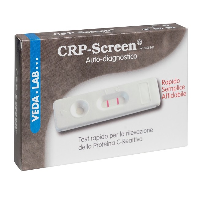 TEST SCREEN CRP PROT C REATTIVA AUTODIAGNOSTICO 1 PEZZO TEST SCREEN CRP PROT C REATTIVA AUTODIAGNOSTICO 1 PEZZO