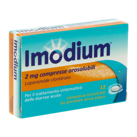 IMODIUM*12CPR OROSOL 2MG IMODIUM*12CPR OROSOL 2MG