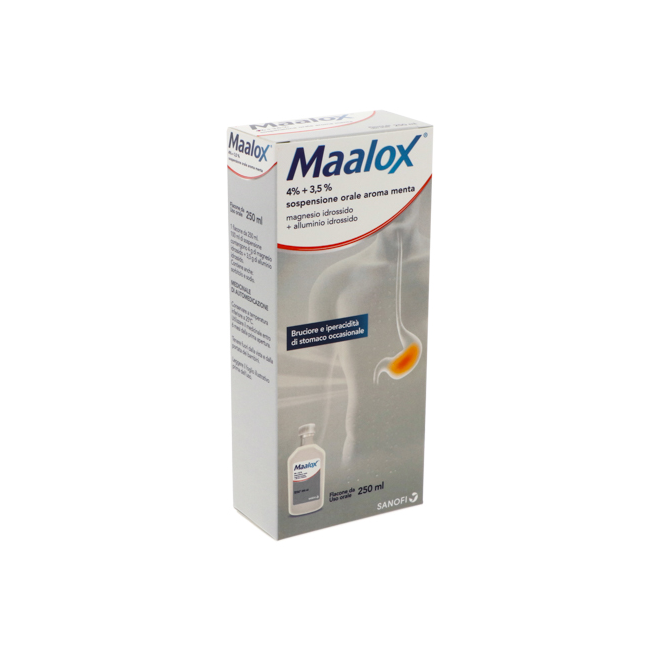 MAALOX*OS SOSP 250ML 4%+3,5% MAALOX*OS SOSP 250ML 4%+3,5%