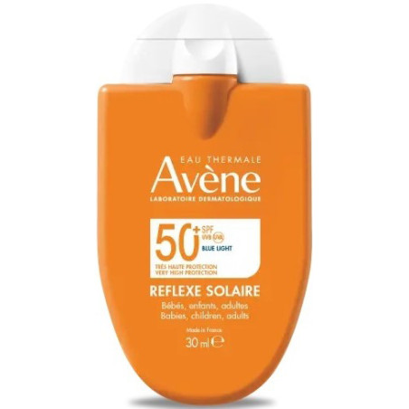 Flacone da 30 ml di Avene Solari Reflex Fluido Solare Viso Spf 50+ Flacone da 30 ml di Avene Solari Reflex Fluido Solare Viso Spf 50+