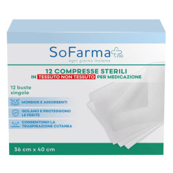 Garza Compressa In Tnt 36x40 Cm 12 Pezzi Sofarmapiu\'