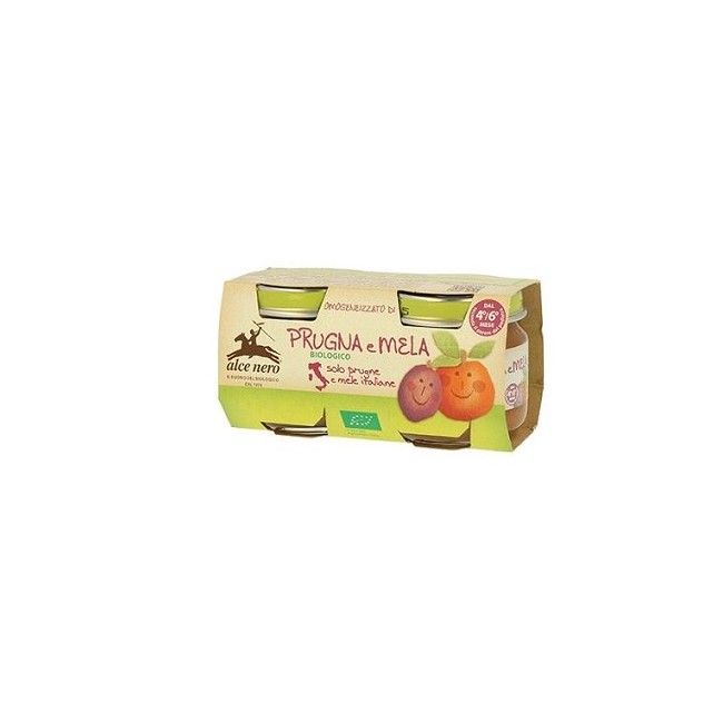 OMOGENEIZZATO PRUGNA E MELA BABY FOOD BIO 2 X 80 G OMOGENEIZZATO PRUGNA E MELA BABY FOOD BIO 2 X 80 G