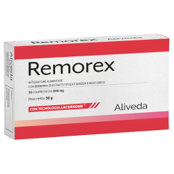 Confezione da 30 compresse di Remorex Integratore Per Il Metabolismo Di Carboidrati E Lipidi.