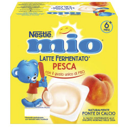 Mio Merenda Latte Fermentato Pesca 4x100 G