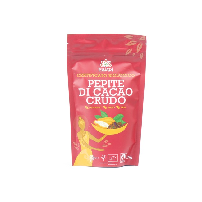 PEPITE DI CACAO CRUDO BIO 125 GR PEPITE DI CACAO CRUDO BIO 125 GR