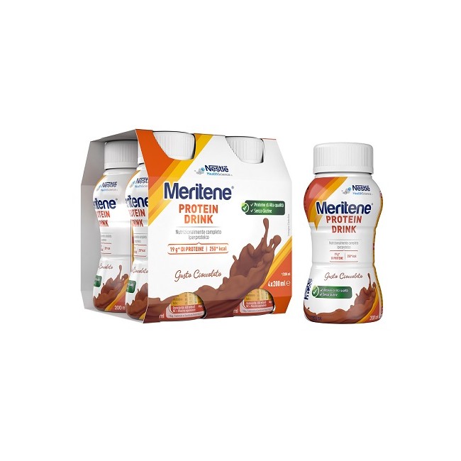 MERITENE DRINK CIOCCOLATO 4 PEZZI DA 200 ML MERITENE DRINK CIOCCOLATO 4 PEZZI DA 200 ML