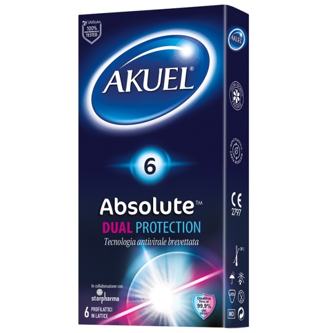 AKUEL ABSOLUTE DUAL PROTECTION 6 PEZZI AKUEL ABSOLUTE DUAL PROTECTION 6 PEZZI