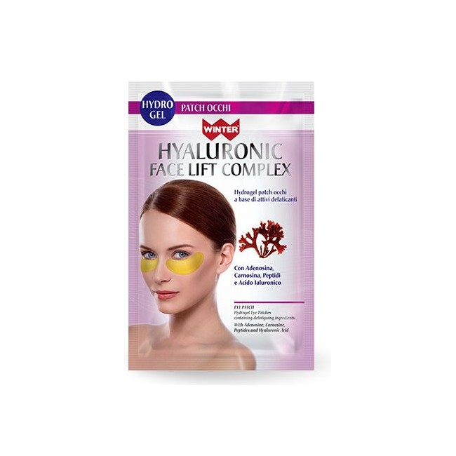 WINTER HYALURONIC FACE LIFT COMPLEX PATCH OCCHI RUGHE OCCHIAIE 1,5 G X 2 WINTER HYALURONIC FACE LIFT COMPLEX PATCH OCCHI RUGHE OCCHIAIE 1,5 G X 2