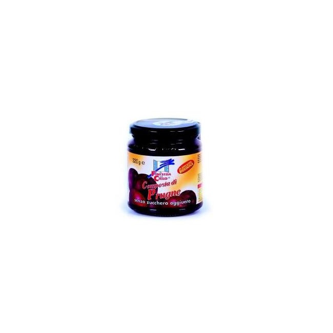 COMPOSTA DI PRUGNE BIO CON POLPA DI MELA 320 G COMPOSTA DI PRUGNE BIO CON POLPA DI MELA 320 G