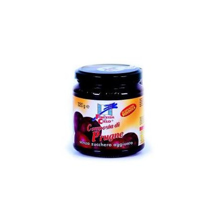 COMPOSTA DI PRUGNE BIO CON POLPA DI MELA 320 G COMPOSTA DI PRUGNE BIO CON POLPA DI MELA 320 G
