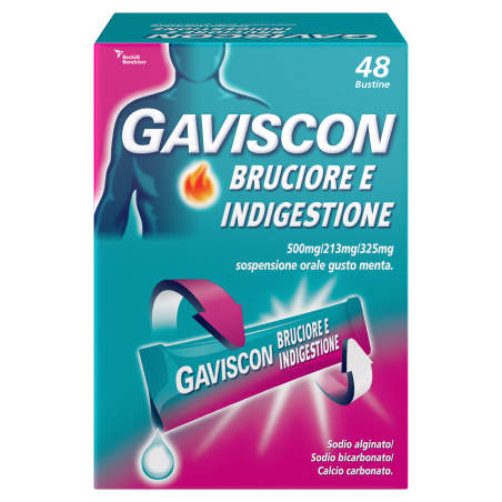 Confezione da 48 stick pack di Gaviscon Bruciore Indigestione Farmaco Per Acidità Mal Di Stomaco E Reflusso. Confezione da 48 stick pack di Gaviscon Bruciore Indigestione Farmaco Per Acidità Mal Di Stomaco E Reflusso.