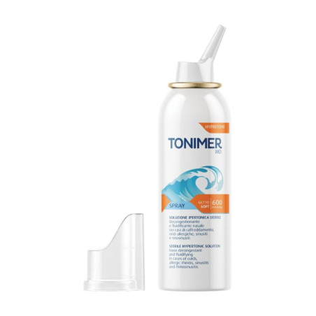 Flacone da 100 Ml di Tonimer Hypertonic soluzione nasale ipertonica spray. Flacone da 100 Ml di Tonimer Hypertonic soluzione nasale ipertonica spray.