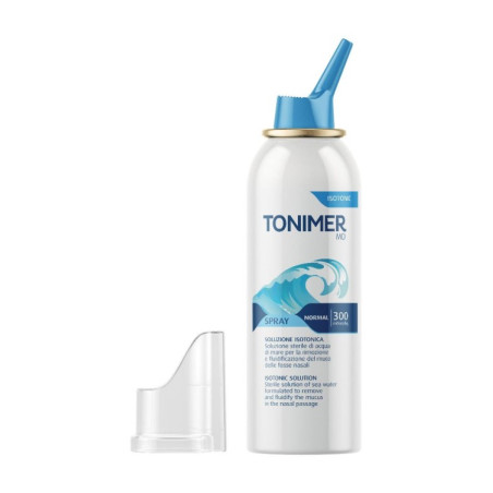 Flacone da 100 Ml di Tonimer Isotonic Normal soluzione nasale isotonica spray.