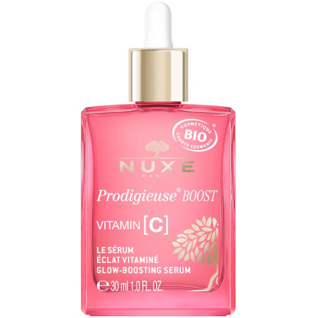 Flacone da 30 Ml di Nuxe Prodigieuse Boost siero illuminante alla Vitamina C. Flacone da 30 Ml di Nuxe Prodigieuse Boost siero illuminante alla Vitamina C.