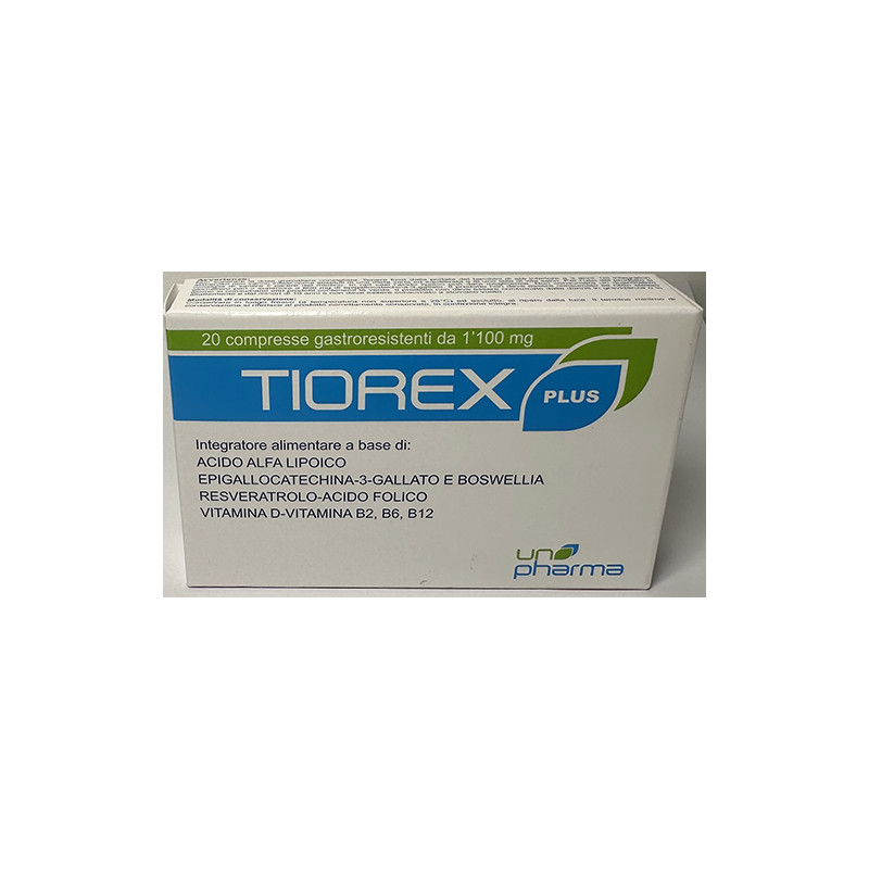 Tiorex Plus 20 Compresse Tiorex Plus 20 Compresse