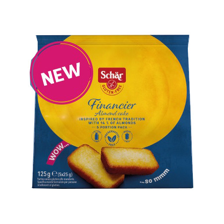 Schar Financier Merendina 5 Pezzi Da 25 G Schar Financier Merendina 5 Pezzi Da 25 G