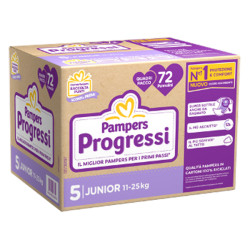 PAMPERS QUADRI PROGRESSI JUNIOR 72 PEZZI