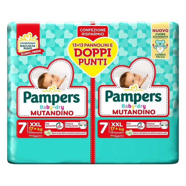 Pampers Baby Dry Pannolino Mutandina Duo Downcount Xxl 26 Pezzi Pampers Baby Dry Pannolino Mutandina Duo Downcount Xxl 26 Pezzi