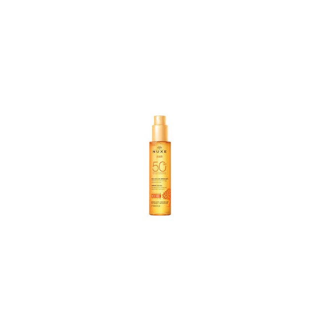 Nuxe Sun Olio Solare Idratante Dorato Viso e Corpo Spray Spf 50 150 ml Nuxe Sun Olio Solare Idratante Dorato Viso e Corpo Spray Spf 50 150 ml