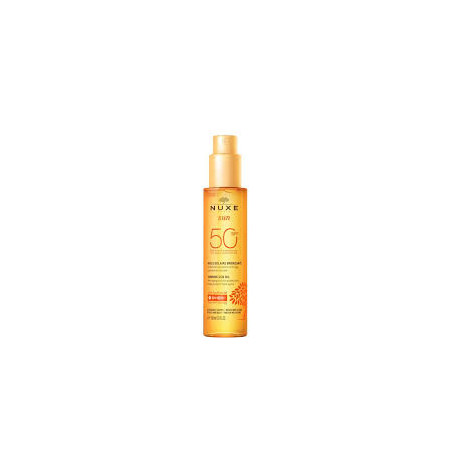 Nuxe Sun Olio Solare Idratante Dorato Viso e Corpo Spray Spf 50 150 ml