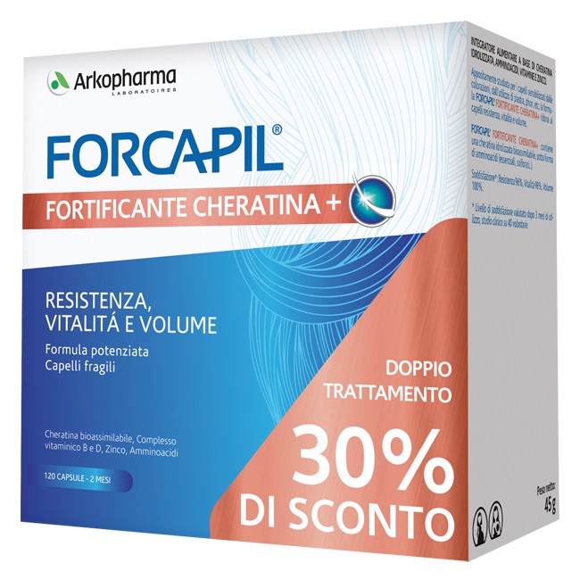 FORCAPIL FORTIFICANTE CHERATINA+ PROMO 120 CAPSULE PREZZO SPECIALE FORCAPIL FORTIFICANTE CHERATINA+ PROMO 120 CAPSULE PREZZO SPECIALE