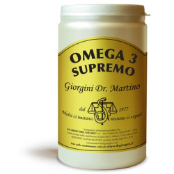 Confezione da 120 capsule di Dr. Giorgini Omega 3 Supremo Integratore Di EPA e DHA Per Salute Cardiovascolare.