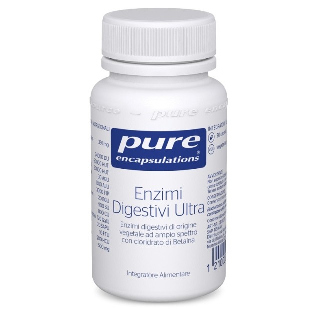 PURE ENCAPSULATIONS ENZIMI DIGESTIVI ULTRA 30 CAPSULE PURE ENCAPSULATIONS ENZIMI DIGESTIVI ULTRA 30 CAPSULE