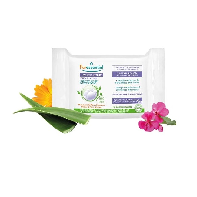 PURESSENTIEL SALVIETTINE INTIME 25 PEZZI PURESSENTIEL SALVIETTINE INTIME 25 PEZZI