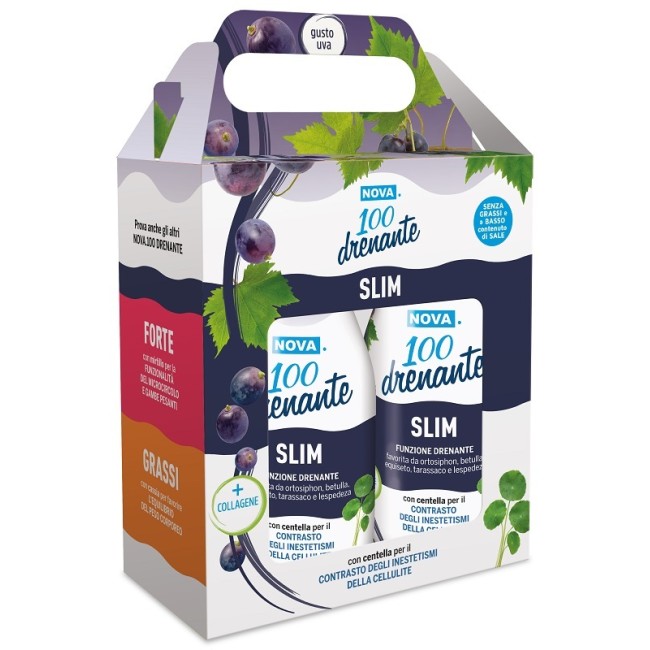 NOVA 100 DRENANTE SLIM UVA BIPACK 2 X 300 ML NOVA 100 DRENANTE SLIM UVA BIPACK 2 X 300 ML
